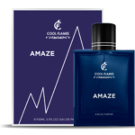 Cool Flames Luxury Amaze Unisex Eau De Parfum with Bergamot, Patchouli, Lavender & Cedar, Premium Long Lasting Citrus & Spicy Fragrance Scent Perfume for Men & Women, 100 ML